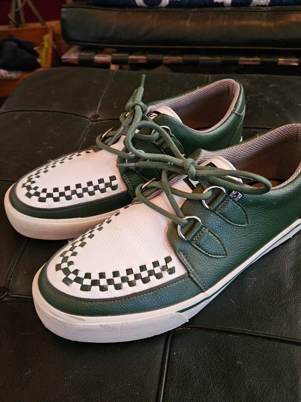 TUK green creeper sneakers